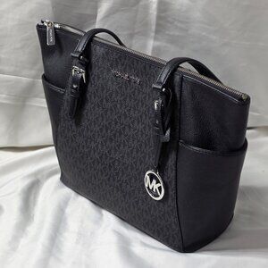 Michael Kors Purse /  Black w/ Silver Accents